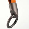 1PC Keychain Car Pendant Outdoor Ring Creativity Ring Key Rings Metal Cowhide Solid Color Frosted Gift