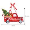 Paper Craft Christmas Door Hanger Oranments With Rope Christmas Party Supplies  New Year