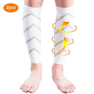 1 пара Компресійних рукавів для литок для спорту, бігу, їзди на велосипеді, шкарпетки, гетри, чоловічі, жіночі, для футболу