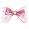 Dog Ribbon Hair Clip, Rose, Polyester, Stylish, Pet Ribbon, For Photo Shoots & Walks