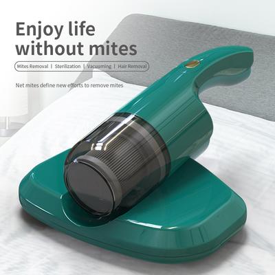 Eliminador de Ácaros Doméstico de 50W Inalámbrico Portátil Esterilizador UV de Mano Aspiradora de Cama de Succión Fuerte