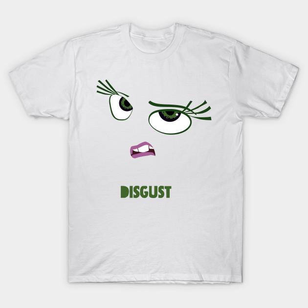 

Футболка женская Inside Out Of Disgust Harajuku Print Kawaii футболка летняя с коротким рукавом женская футболка топ футболка S белый