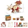 3D DIY Zusammengebaut Anatomie Dinosaurier Spielzeug Kinder Montage Tier Sammlerstück Dinosaurier Spielzeug Anatomie Kunststoffmodell Pädagogisch Kind