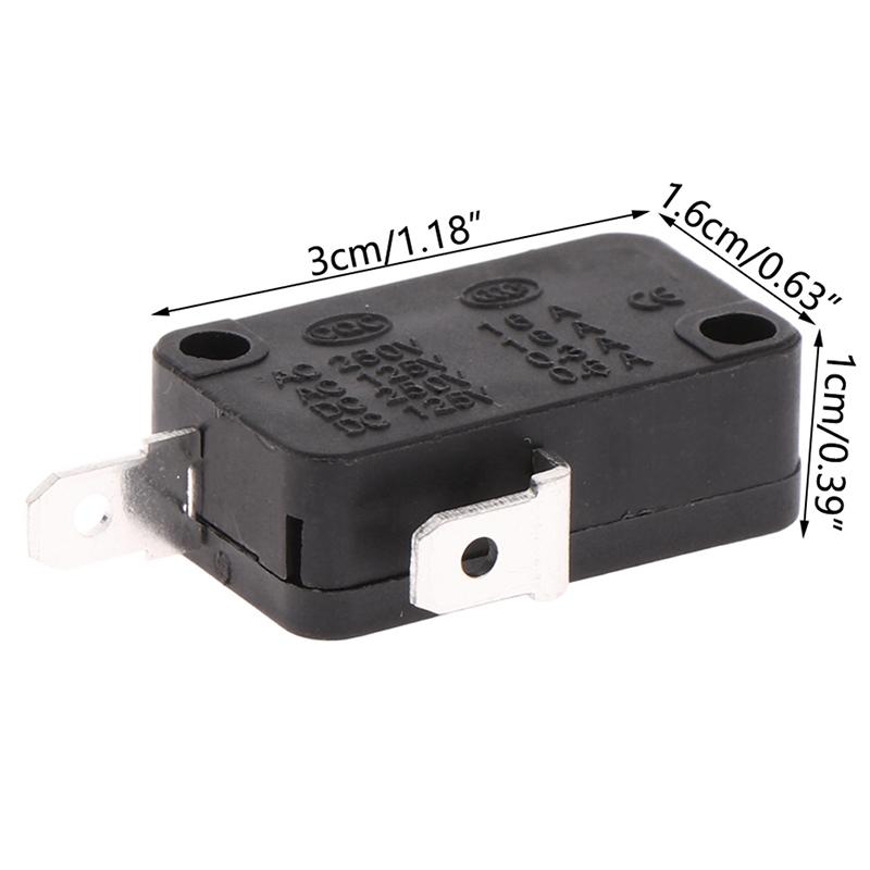 5ks Kw1-103 Spínač dvířek mikrovlnné trouby Vhodné pro mikrovlnnou pračku Rýžovar 16A 250V 2 kolíky