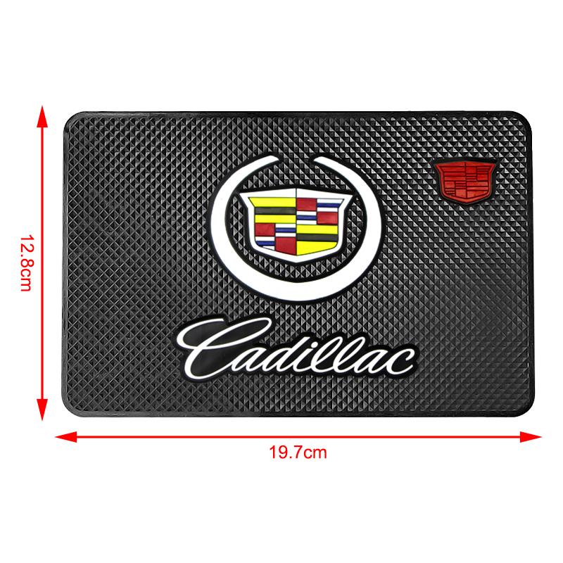 Anti Slip Mat PVC Dashboard Phone Holder Non-Slip Sticky Pad For Cadillac Escalade Tiburon Deville Seville XT5 XTS CTS BLS SLS DTS SRX Metal