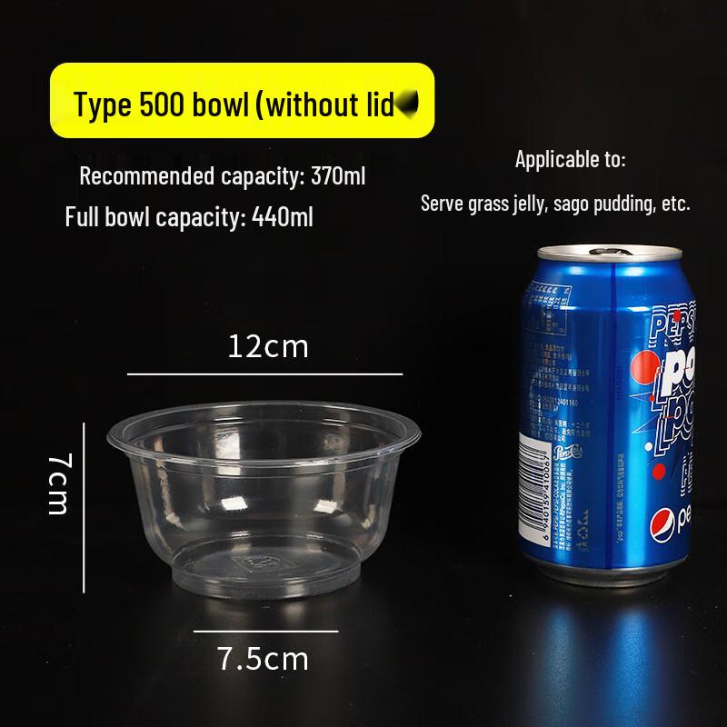 

Disposable Plastic Takeaway Soup & Rice Bowls