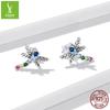 Yinziyun Insect Stud Earrings: Exquisite Butterfly & Dragonfly with Pave Diamond, 925 Sterling Silver