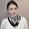 Spring & Autumn Influencer Silk Scarf: Trendy, Versatile, Elegant Style for Ladies