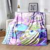 1pc Monsters, Inc. Printing Blanket - Soft, All-Season Throw for Office Blanket,  | Personalized Gift with Adorable Cartoon Design
