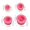 Paste Mould Fondant Cake Mold Silicone Press Baking Utensils Cake Decoration Colorful Mould for Creative Vivid Persimmon