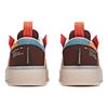 New Anta Slip Resistant Cushioning Abrasion Resistant Lightweight Low Top Skateboard Shoes Men's Caramel Orange Gray 912048020-4