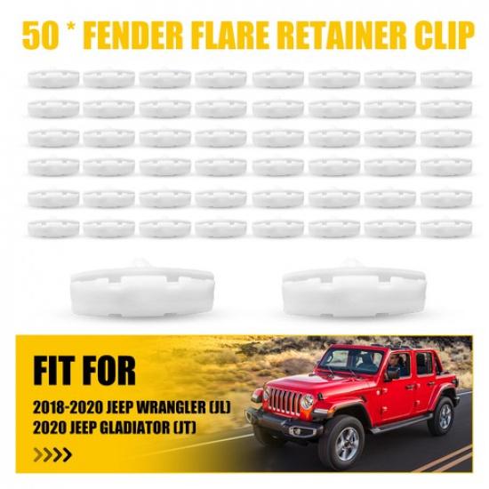 

50pc Retainer Fender Flare For Clip Jeep Gladiator JT 2018- Wrangler JL