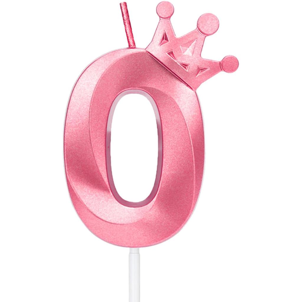 Number2 Birthday Candles 3D Diamond Shape Number Birthday Cake Candles for Birthday Party Wedding Decoration Reunions ThemeParty