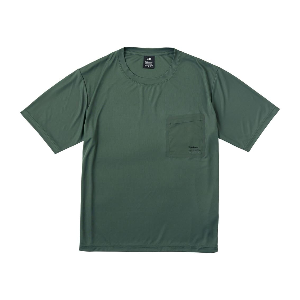 

High Stretch Pocket Ivy Green [DAIWA] T-Shirt DE-5624