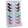 Fluffy Dramatic Cosplay for Halloween Colored Lashes False Eyelashes Cat Eye Lashes Fake Eyelashes
