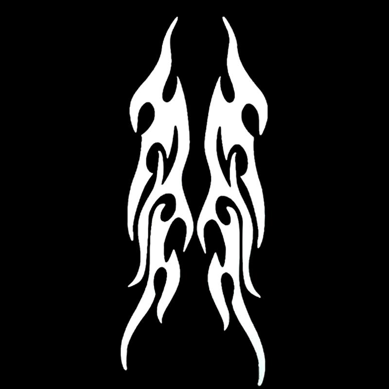 Car Stickers Modified Flame Reflective Sticker Auto Exterior Accessories Decals Moto Body Decor Voiture Supplies