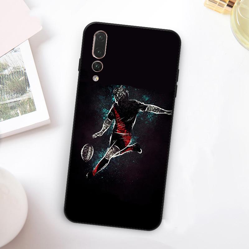 Rugby For Huawei Nova Y60 Y70 Y90 Y72 Y73 Y61 Y91 7i 8i 11i 12i 12s 9 10 SE P20 P30 P40 Lite Case