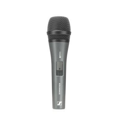 Sennheiser E Dynamic for Vocals and Switch 835-S Microphone, Cardioid/Suitable Speech/With