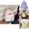 Cute Geometric Pattern Nylon Kids Backpack For Preschool Boys And Girls