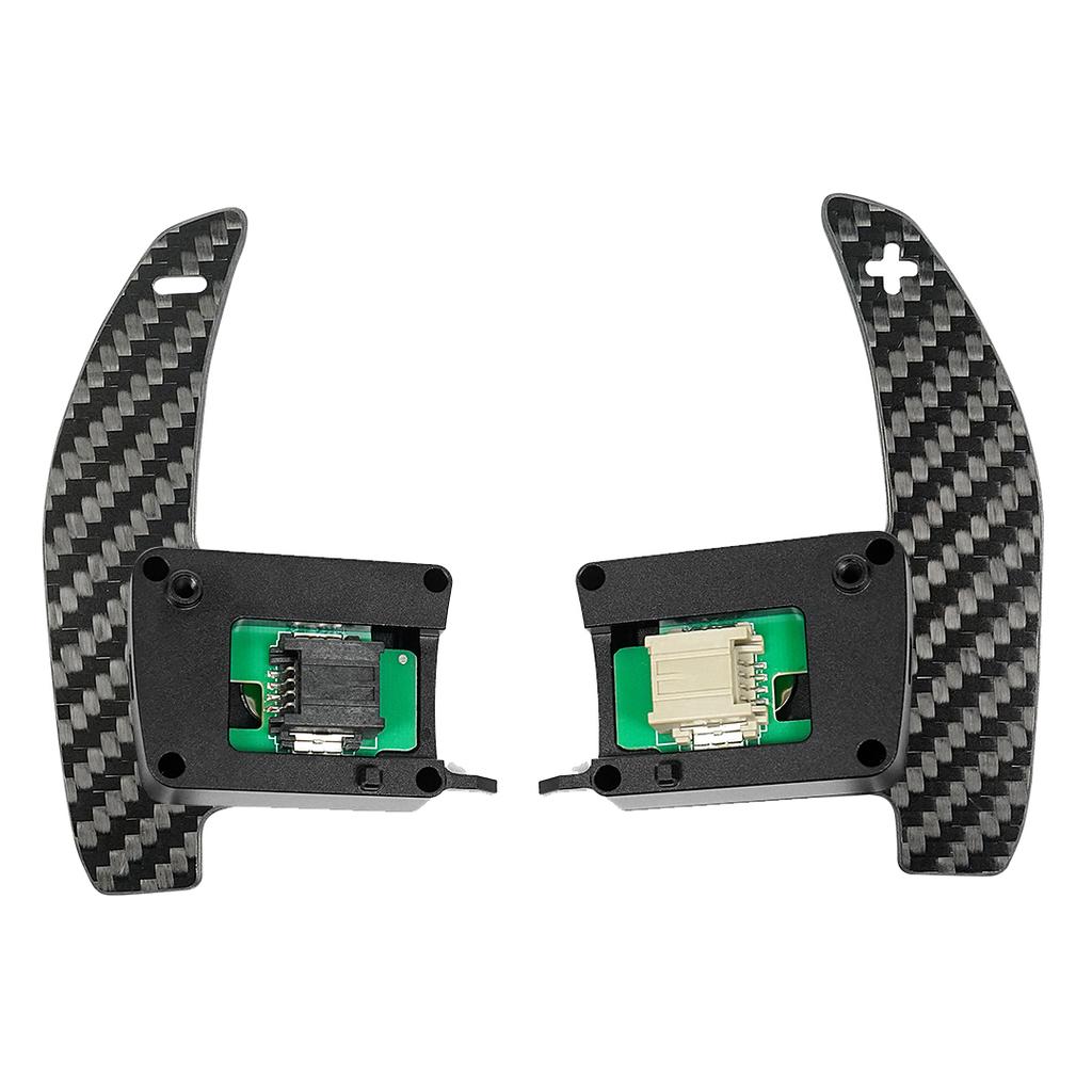 Carbon Fiber Magnetic Paddles Shifter For Mustang GT/Shelby 2015 - 2023 Aluminum Alloy Steering Wheel Paddle Shifter Extension
