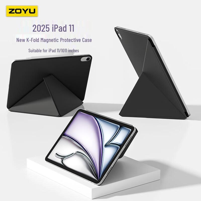 

Zoyu K-Fold Magnetic Smart Case for Apple iPad iPad 11 (2025/10th Gen)