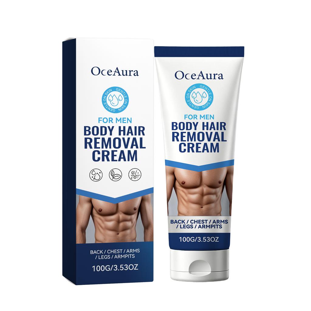 OCEAURA Gentle Smooth Hair Removal Cream for Body, Mild & Moisturizing, Silky Skin, 200ml