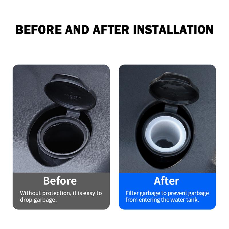 Windshield Washer Fluid Filter Glass Water Filter Screen Mesh Inlet Grill Protector For Tesla Model 3 Model Y