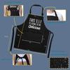 Miracu Funny Cooking Aprons for Women, Funny Baking Aprons for Men Dad - Mens Cooking Gifts for Bakers Husband Boyfriend - Valentines Day, Birthday