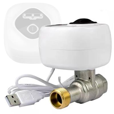 WiFi Intelligent Ball Valve Automatic Water Shut Off Valve Support APP Control 3 Timing Modes Water and Gas Leakage