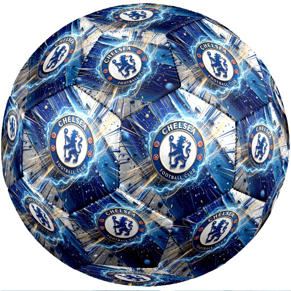Balón de fútbol temático del Chelsea FC Talla 5 Balón de fútbol Tacto Suave Balón de fútbol Profesional para Entrenamiento para Deportes al Aire Libre