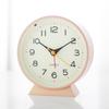 Simple Metal Small Alarm Clock for Men and Women Children Creative Bedside Luminous Table Clock Desktop Silent Student Bedroom Clock