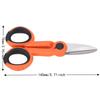 Heavy Duty Electrician Scissors Ergonomic Handle Precision Cutting Kevlar Shears Fiber Optic Scissors For Insulation