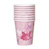 Unique Party Paper Clothes Line Baby Shower 266ml Disposable Cup (Pack of 8)