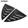 Rear Window Louver Shutter Spoiler For Tesla Model Y - 2024 2025 Carbon Fiber Side Vent Cover Trim Exterior Accessories