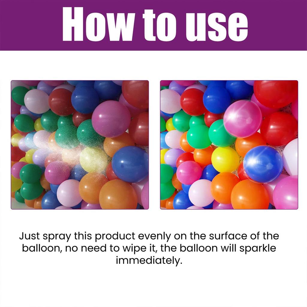 30ml Schnelltrocknendes Ballon Glanz Spray Ballon Spray Für Latexballons Latex Ballon Glanz Glanz Spray Ballon Glow Spray