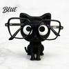 Geschnitzter Brillen-Organizer 3D-gedruckter Katzen-Brillenetui-Ständer Display-Ständer, Brillenhalter Tischdekoration Ständer Organizer, Aufbewahrungsregal