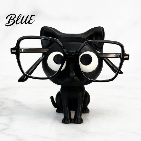 Geschnitzter Brillen-Organizer 3D-gedruckter Katzen-Brillenetui-Ständer Display-Ständer, Brillenhalter Tischdekoration Ständer Organizer, Aufbewahrungsregal