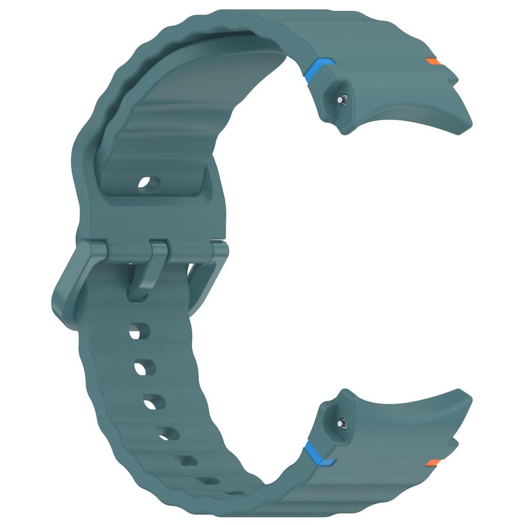 Compatible Silicone Strap with Colorful Buckle for Samsung Galaxy Watch7/FE/6/5/4