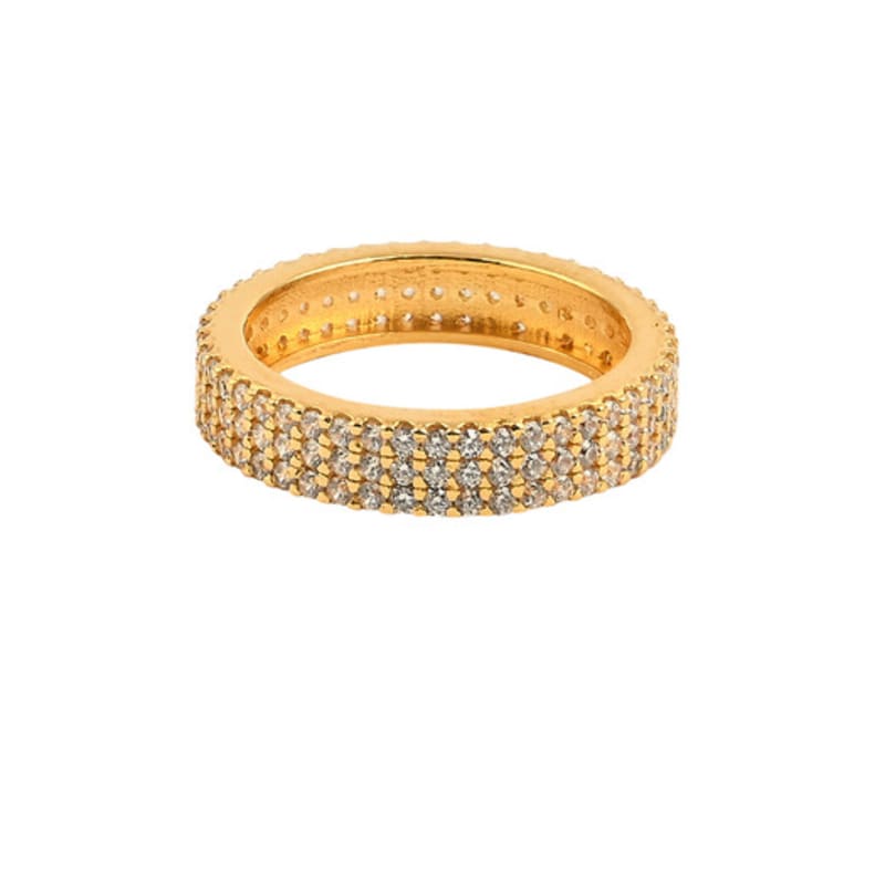 LAYERMOOD 24 point bold ring-gold