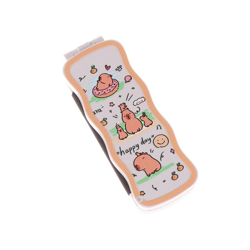 

Мини-щетка для волос, складная массажная расческа, массаж головы, антистатическая портативная дорожная щетка для волос, расчески для волос для девочек с зеркалом