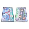 Soccer Ball Game Mat Set Indoor Outdoor Football Toss Target Game Toss Soccer Goal Game with Soccer 