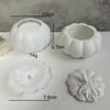 Halloween Pumpkin Storage Box Silicone Molds DIY With Lid Creative Flowerpot Candle Jar Plaster Epoxy Resin Mould Home Decor