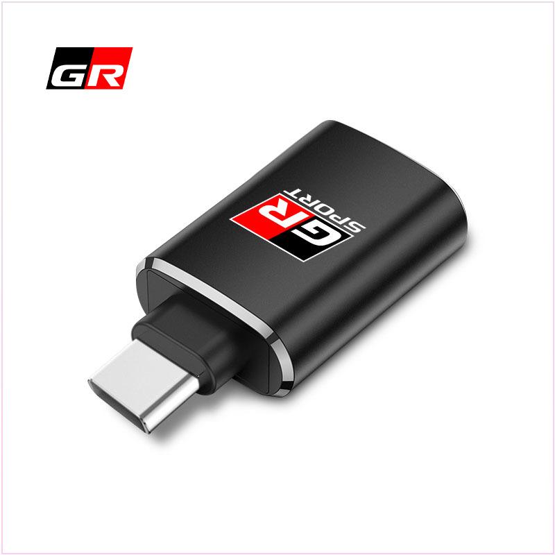 USB 3.0 To TypeC Adapter Mini Converter Phone Charging Cable Charger for Toyota TRD GR E150 E120 Land Cruiser 200 Chr Corolla Yaris Rav4