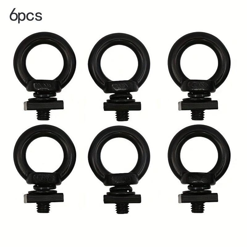 6pcs M8 Stainless Steel Roof Rack Slot Bolts - Heavy Duty Hex T-Slot Bolts with Locking Mechanism for Car Roof Rack Systems