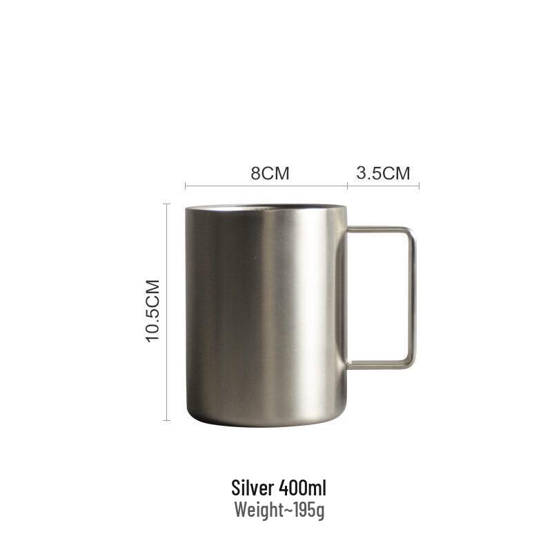 DM 316 Stainless Steel Double-Layer Mug