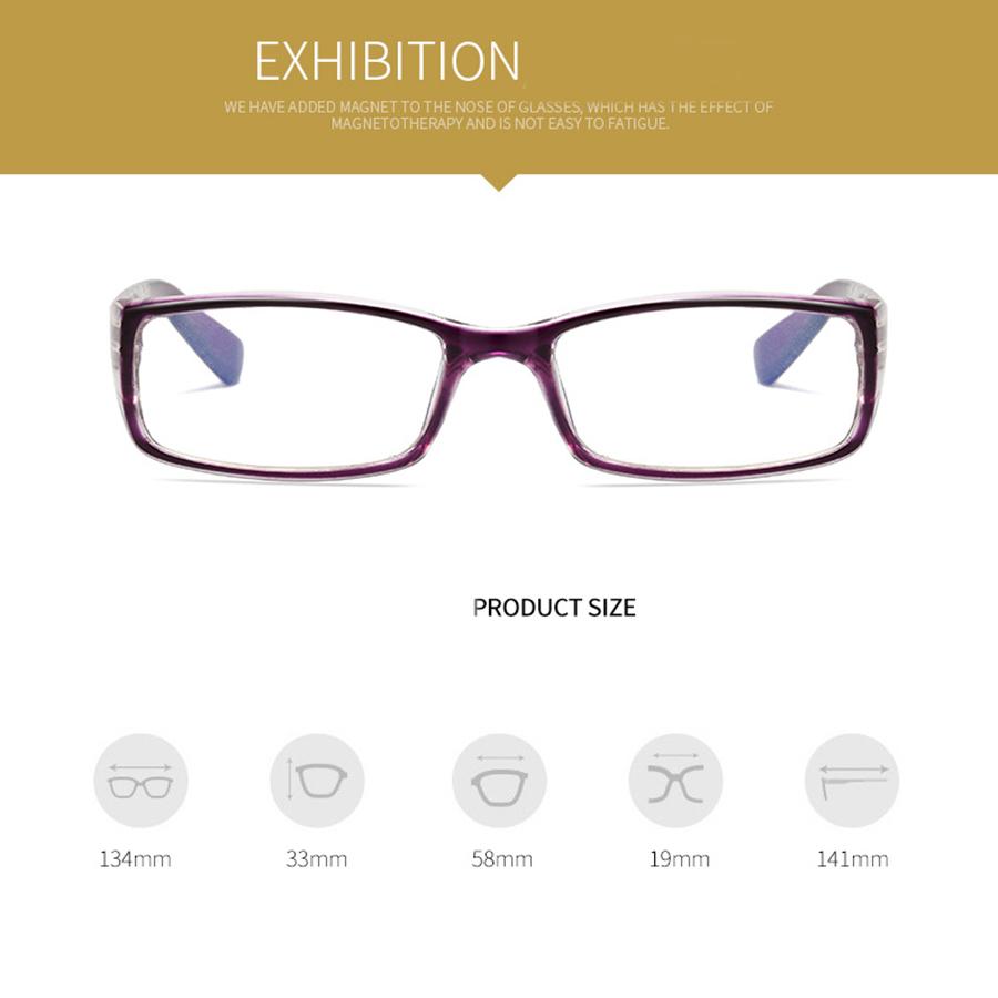 Fashionable Reading Glasses Square Reading Mirror Non-Polarized Fashion Accessory 