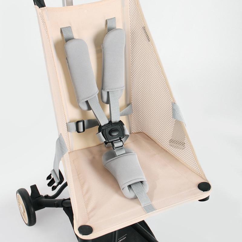 Comfort Shoulder Strap Covers for Baby Strollers Soft Polyester Baby Prams Shoulder Cushions Pad Set Simple Installs