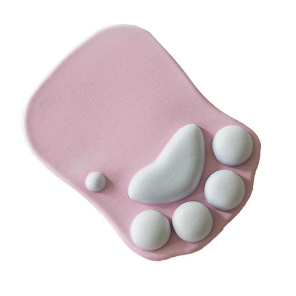 Cat Paw Mouse Pad Multipurpose Cartoon Slip Resistance Ergonomic Mousepad with Wrist Support for
