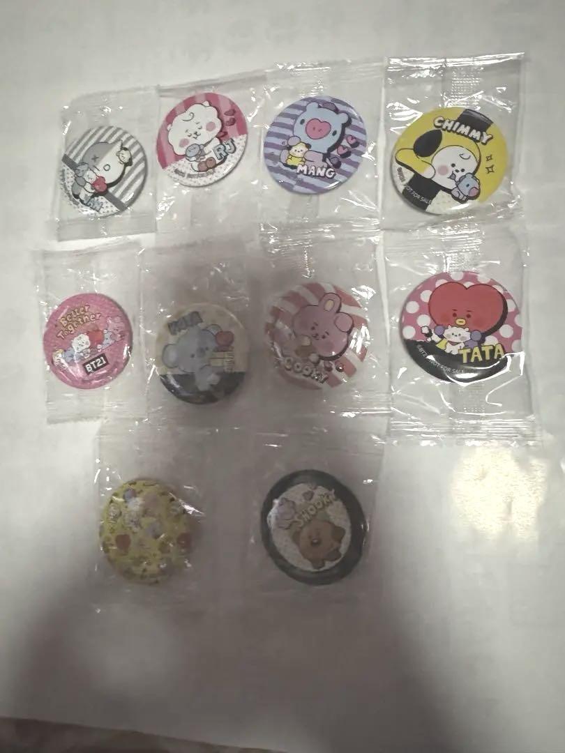 

[Б/У] Kura Sushi Bikurapon BT21 Can Badge Strap Figure Set Complete