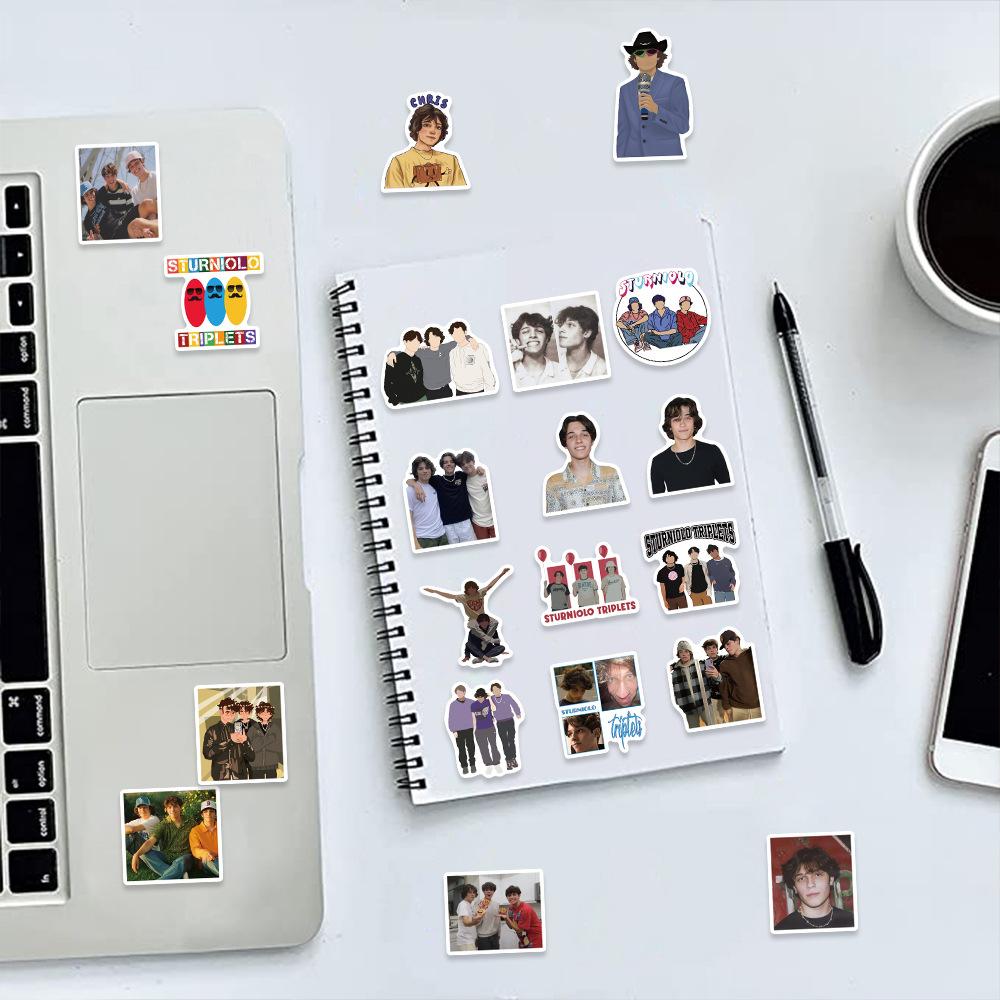 50 Sturniolo Character Stickers Decorate Notebook Suitcase DIY Waterproof Stickers